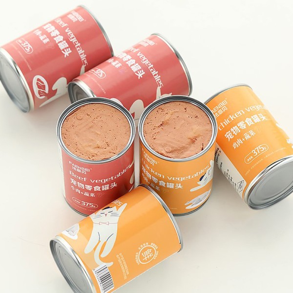罐头犬零食工厂-375克宠物食品工厂用于宠物