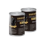 罐头犬零食厂家-375克天然鸡肉鸭肉零食用于犬