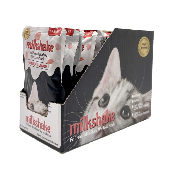 罐头猫食品工厂-85克奶昔白肉代工湿粮猫食品