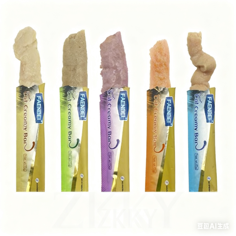 猫液体棒厂家-FAENBEI15克彩虹液体棒均衡营养