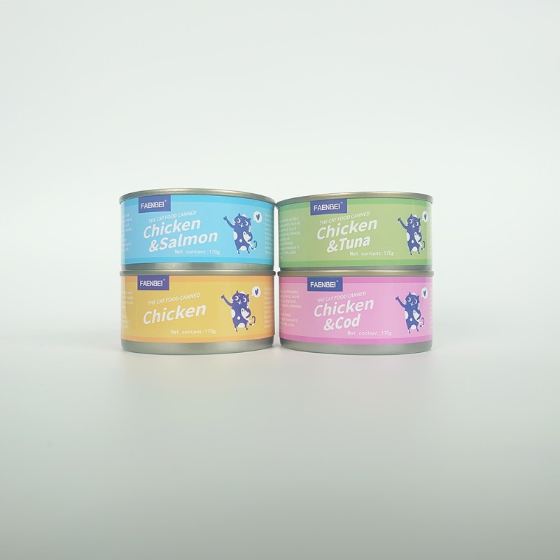 罐头猫零食工厂-中国工厂价170克湿猫粮