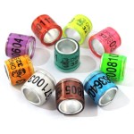 鸽子带工厂-塑料铝带鹦鹉农场编号标志赛鸽