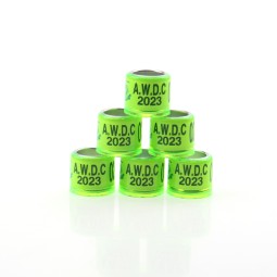 宠物带工厂-铝塑赛鸽金丝雀带定制编号标志