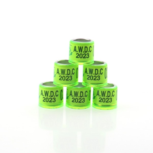 宠物带工厂-铝塑赛鸽金丝雀带定制编号标志