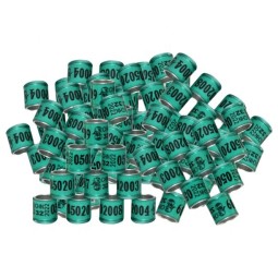 鸟带工厂-高品质定制彩色铝腿带鸟类鹦鹉