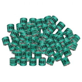 鸟带工厂-高品质定制彩色铝腿带鸟类鹦鹉