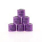 宠物带工厂-铝塑赛鸽金丝雀带定制编号标志