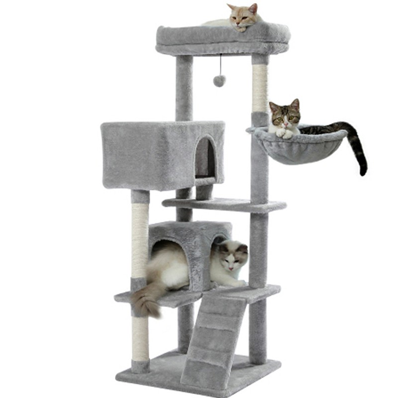 Cat Tree Manufacturer - Luxury Faux Fur Scratcher House