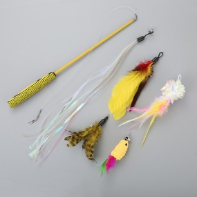 Cat Toys Factory - Adjustable Length Swinging Hanging Feather