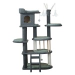 Cat Tree Manufacturer - Luxury Faux Fur Scratcher House