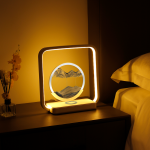 Sand Painting Lamp Factory - Dimmable Moving Sand Night Light Wireless Charging