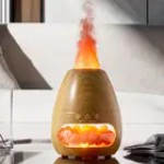 Salt Lamp Diffuser Manufacturer - Himalayan 3D Flame Ultrasonic USB Essential Oil