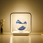 Sand Painting Lamp Factory - Dimmable Moving Sand Night Light Wireless Charging