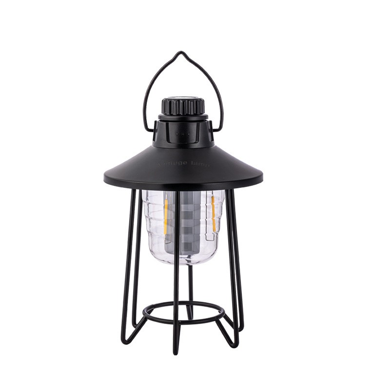 Camping Lantern Supplier - Vintage Tent IPX54 Outdoor Portable Retro Lamp
