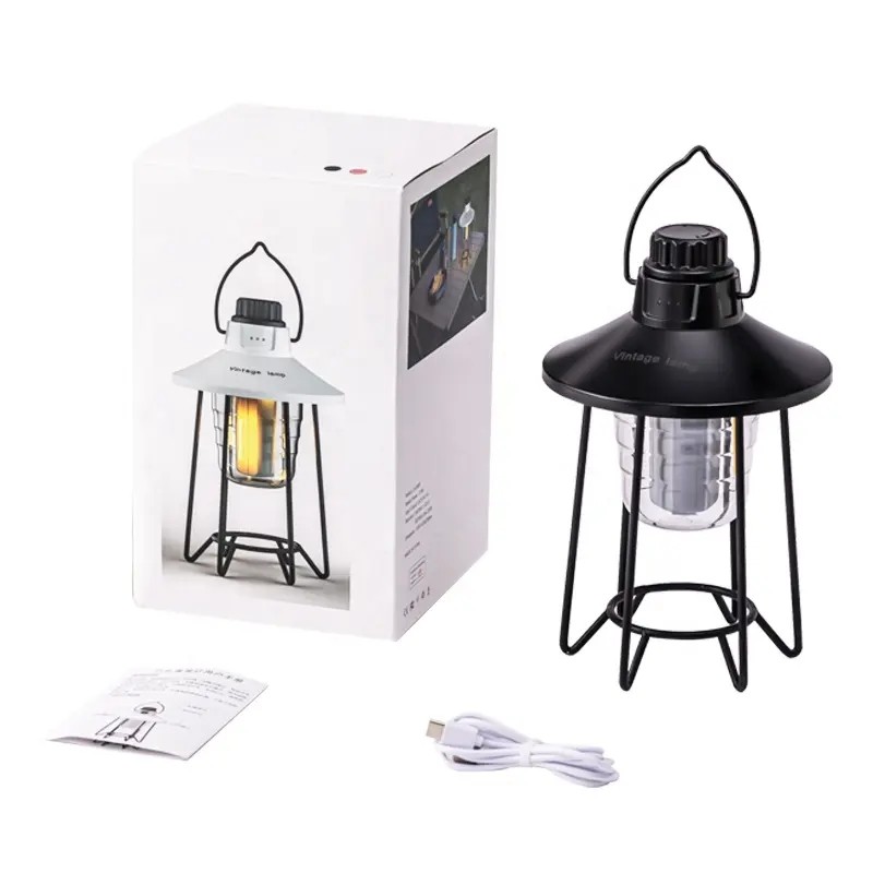 Camping Light Manufacturer - Portable Retro Outdoor USB Rechargeable Waterproof