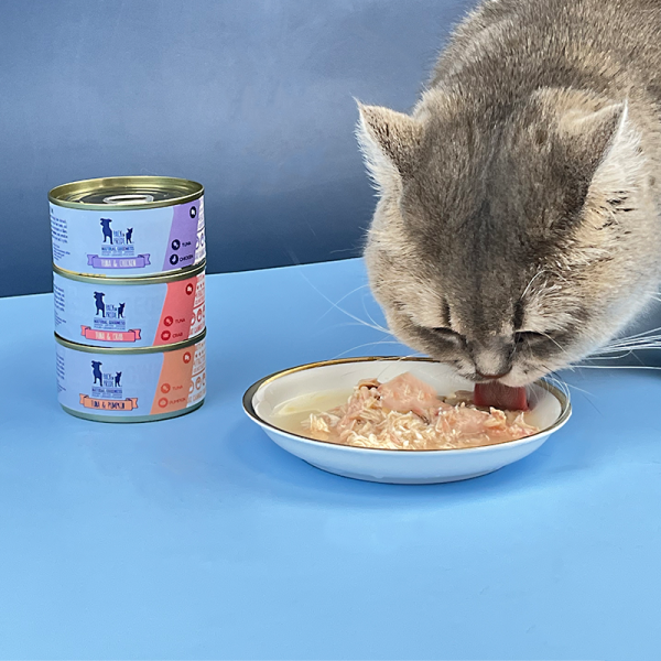 猫食供应商-清真鸡肉肉汁15g天然袋