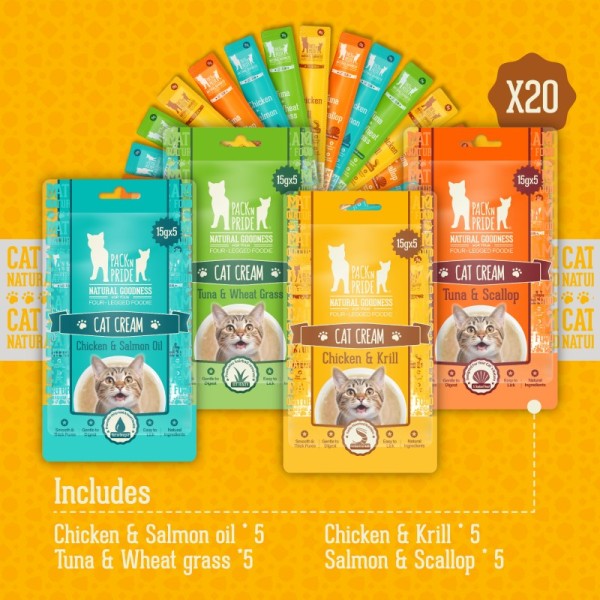 Cat Sticks Factory - Natural Lickable Salmon Oil Krill