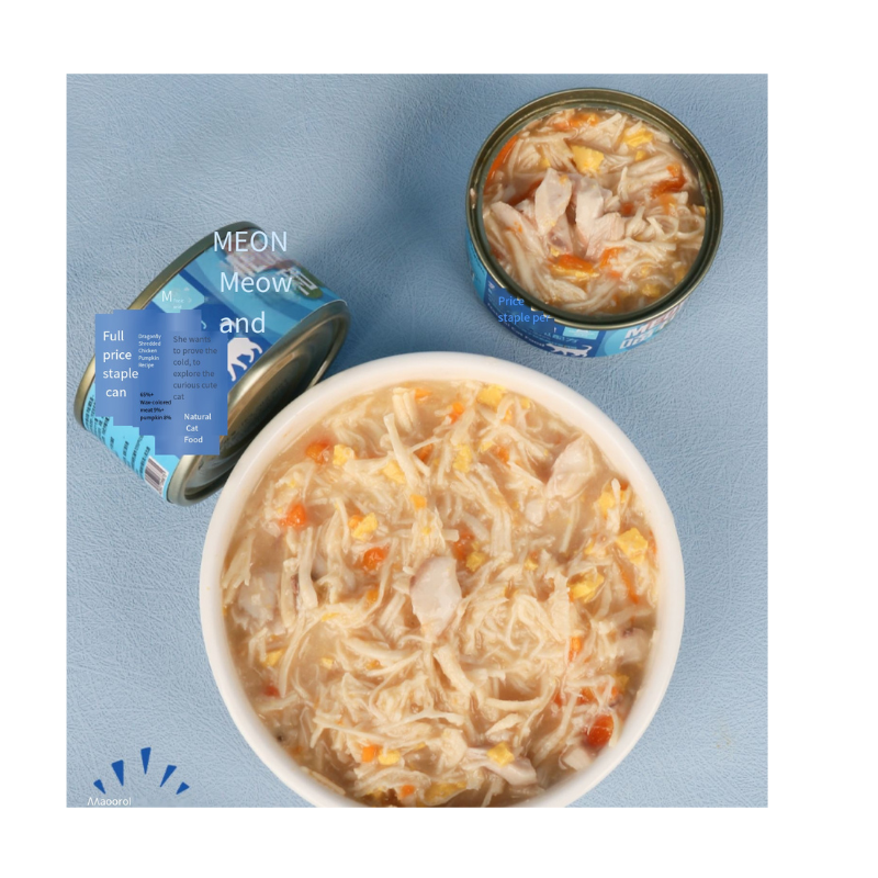 宠物罐头食品工厂-热销真肉鱼慕斯