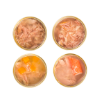 湿猫粮生产厂家-高蛋白金枪鱼鸡肉400g OEM