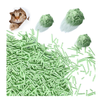 豆腐猫砂生产厂家-无尘条状快速结团