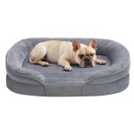 Dog Sofa Bed Factory - Medium Orthopaedic Egg Crate Foam Waterproof Liner Raised Edges Removable Cover