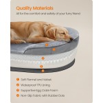 Dog Sofa Bed Factory - Medium Orthopaedic Egg Crate Foam Waterproof Liner Raised Edges Removable Cover