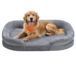 Dog Sofa Bed Factory - Medium Orthopaedic Egg Crate Foam Waterproof Liner Raised Edges Removable Cover