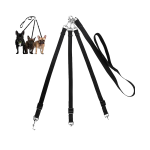 Pet Leash Manufacturer - Heavy Duty 360° Swivel Dual Nylon No Tangle Detachable Multiple Ways Striped