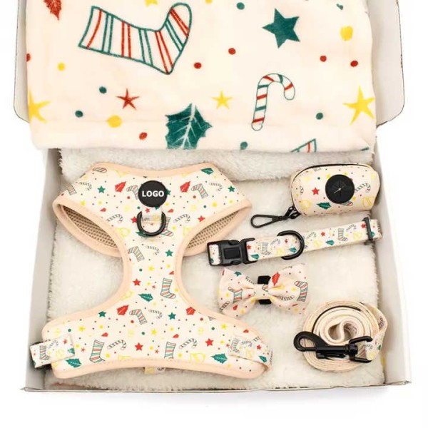 Dog Collar Set Manufacturer - Wholesale Personalized Designer Soft Padded Harness Set for Dog