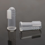 Pet Toothbrush Supplier - Hot Selling Convenient Safe Silicone Finger Cots for Cats Toothbrushes