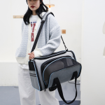 Pet Backpack Supplier - Open Top Oxford Material Fashionable Chest Crossbody Portable Outdoor Breathable Shoulder