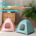 Pet Tent Supplier - Eco-friendly Small Medium Summer Cool Breathable Cute Solid Pattern Universal House