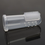 Pet Toothbrush Supplier - Hot Selling Convenient Safe Silicone Finger Cots for Cats Toothbrushes