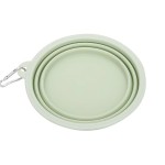 可折叠宠物碗工厂-工厂低起订量可折叠硅胶户外折叠便携喂食器