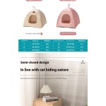 Pet Nest Bed Factory - Newly Designed Portable Lovely Foldable Camping Tent Bed House Dogs Cats