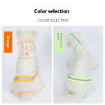 Pet Rain Coat Manufacturer - Reflection Outdoor Puppy Waterproof Transparent PU Raincoat Apparel
