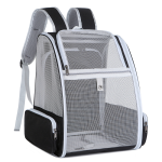 Cat Carrier Backpack Supplier - Breathable Polyester Pet Bag Zipper Closure Expandable Folding School