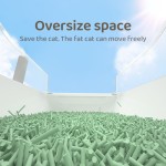 Cat Litter Box Supplier - Hot Selling Large Environmentally Friendly Material Cleaning Top Detachable