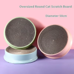 Cat Scratch Board Supplier - Hot Selling High Quality Round Cardboard Cat Rest Play Paper Scratch Board