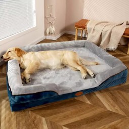 Dog Sofa Bed Manufacturer - Custom Eco-Friendly Extra Large Chew Proof Waterproof Memory Foam Orthopedic