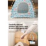 Pet Nest Bed Factory - Newly Designed Portable Lovely Foldable Camping Tent Bed House Dogs Cats