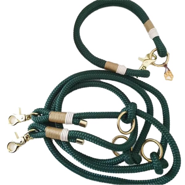 Pet Leash Supplier - Nylon Rope Swivel Hook Handle Long Strap Luxury Western Durable PU Silicone