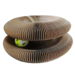 Cat Scratching Board Supplier - Factory Direct Sale Accordion Scratching Board Toy Bell Kitty Toy Ball