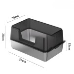 Cat Litter Box Factory - Factory Wholesale Stainless Steel Splash Proof Lid Free Shovel Set Easy Clean