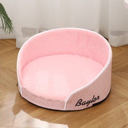 Cat Nest Manufacturer - Soft Round Removable Padded Sleeping Mat Kittens Small Cats Non-Slip Washable