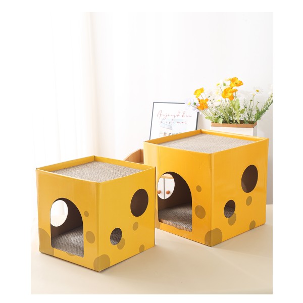 Cat Scratching Board Factory - Customized Wholesale Colored Cat Toy Safe Durable Comfortable Scratching