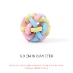 Dog Chew Toy Supplier - Wholesale High Quality Colorful Non-Toxic Odorless Rubber Tinkle Ball