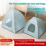 Pet Tent Supplier - Eco-friendly Small Medium Summer Cool Breathable Cute Solid Pattern Universal House