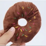 Pet Toys Supplier - Wholesale Customized Colored Velvet Donuts Eco-Friendly Durable Chew Toys