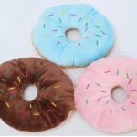 Pet Toys Supplier - Wholesale Customized Colored Velvet Donuts Eco-Friendly Durable Chew Toys